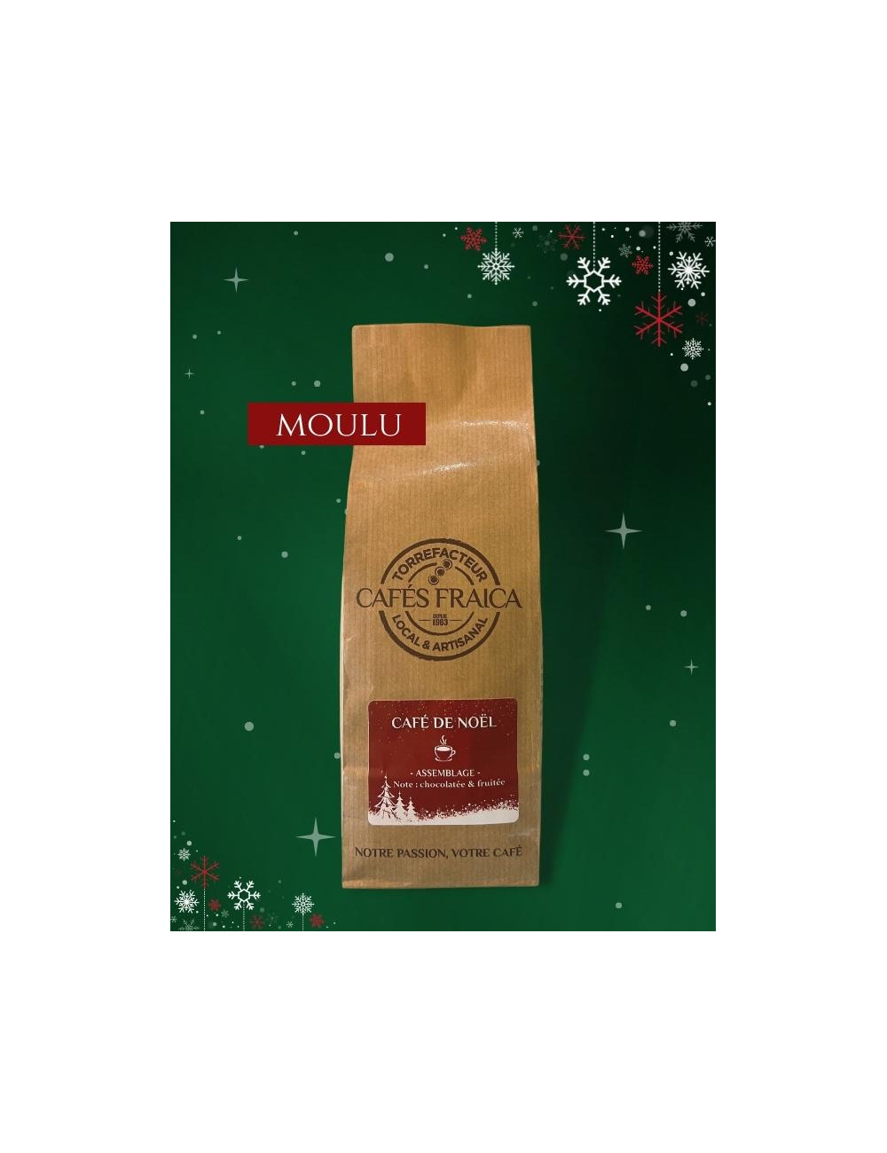 Café de Noël Fraica 250g en moulu