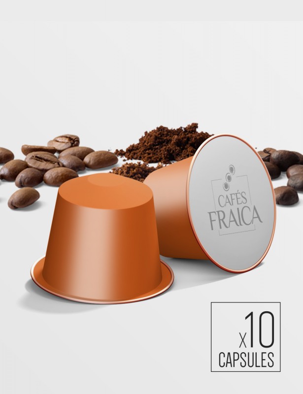 Capsules compatibles Nespresso Doux x10 - Capsules compatibles